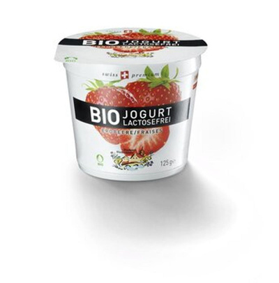 Produktfoto zu GEBINDE  Jogurt Erdbeer 3,5% - LAKTOSEFREI, 6 x 125g