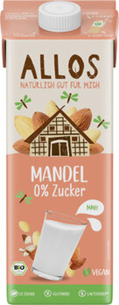 Produktfoto zu Mandel Drink Naturell, ungesüßt, 1l