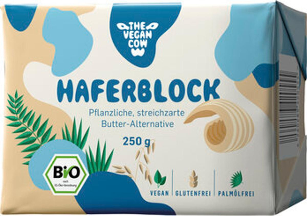 Produktfoto zu GEBINDE Hafer-Block palmölfrei, pflanzliche Butteralternative mit Hafer, 12 x 250g