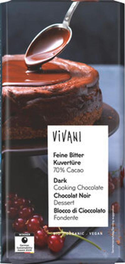 Produktfoto zu Zartbitter-Kuvertüre, 150g