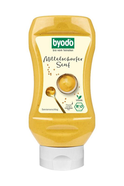 Produktfoto zu GEBINDE Mittelscharfer Senf im Squeeze, 6 x 300ml