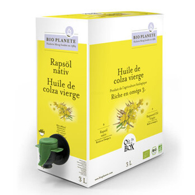 Produktfoto zu GEBINDE Rapsöl nativ - Bag in Box, 3 L