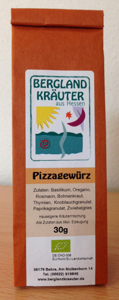 Produktfoto zu Pizzagewürz, 30 g