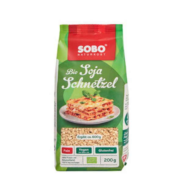Produktfoto zu GEBINDE Soja Schnetzel fein, 6 x 200g