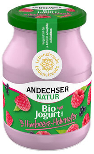 Produktfoto zu Himbeer-Holunder-Jogurt 3,7%, 500g