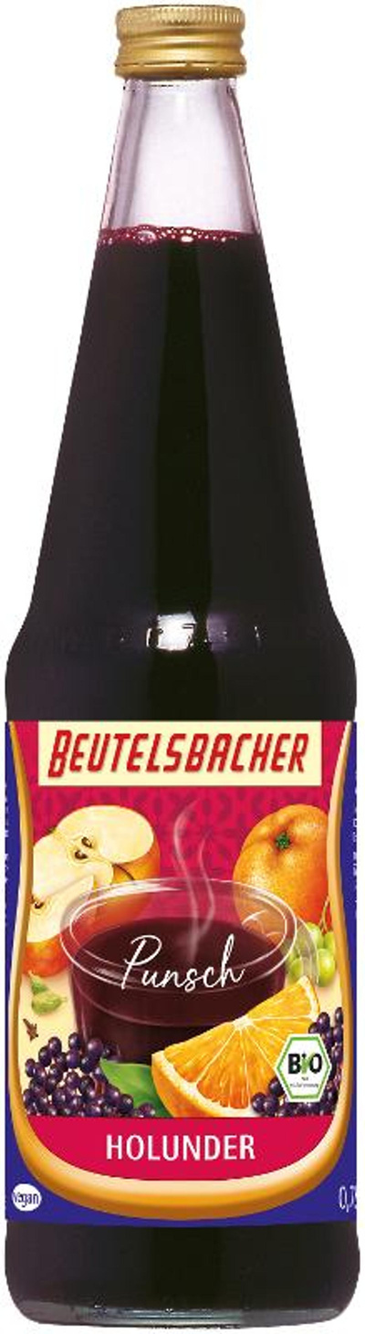 Produktfoto zu Holunder-Punsch, alkoholfrei, 0,7 l