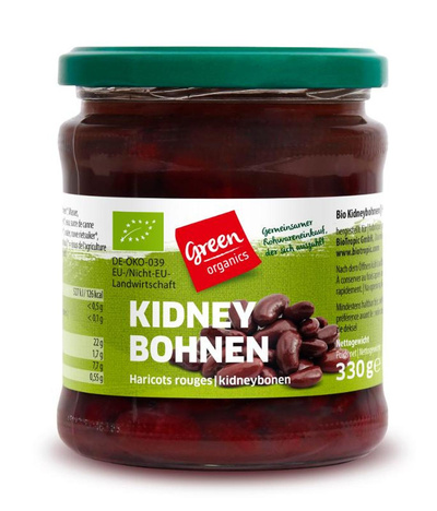 Produktfoto zu Kidneybohnen im Glas, 330 g,  Abtropfgewicht 220g