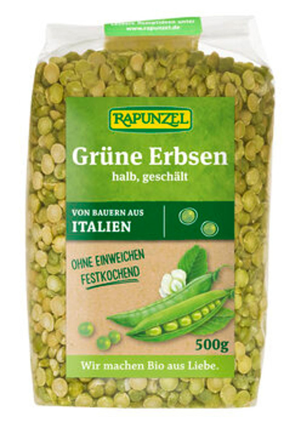 Produktfoto zu Halbe Schälerbsen, 500g