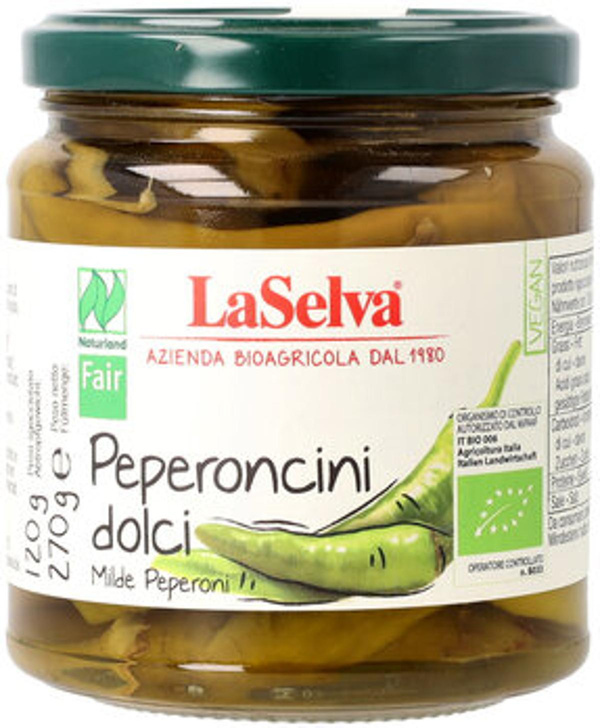 Produktfoto zu Milde Peperoni sauer eingelegt 270 g