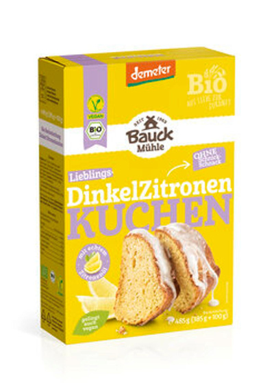 Produktfoto zu GEBINDE Dinkel-Zitronenkuchen Backmischung 6 x 485g
