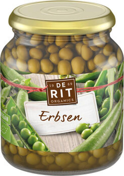 Produktfoto zu Erbsen, 350g, Abtropfgewicht 230g