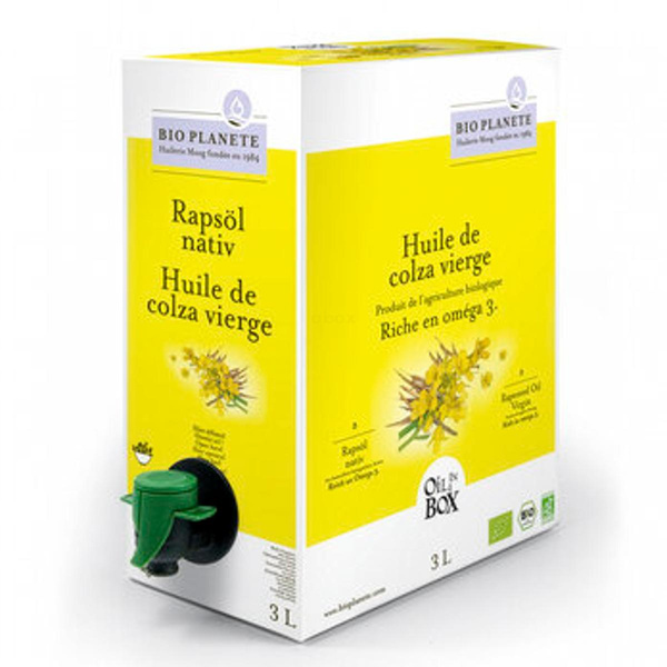 Produktfoto zu GEBINDE Rapsöl nativ - Bag in Box, 3 L