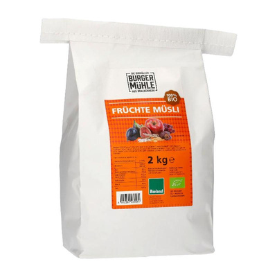 Produktfoto zu Geb. Früchte Müsli, 6x2kg - 40% Früchte, Weizen-, Haferfl., Cornflakes, Saaten