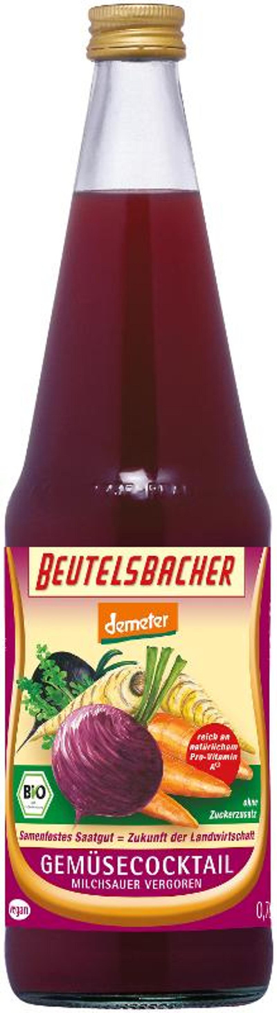 Produktfoto zu Kiste Gemüsecocktail milchsau. 6x0,7l