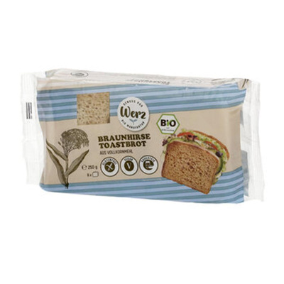 Produktfoto zu GEBINDE Braunhirse-Toastbrot _glf, 4x250g