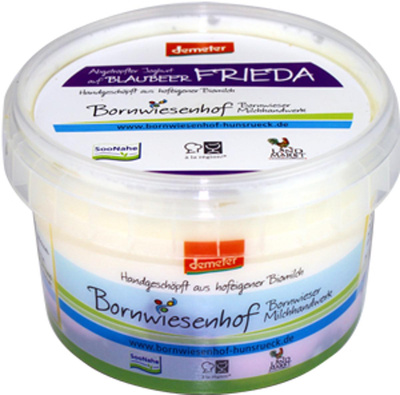 Produktfoto zu Frieda, abgetropfter Jogurt auf Blaubeere, 285g