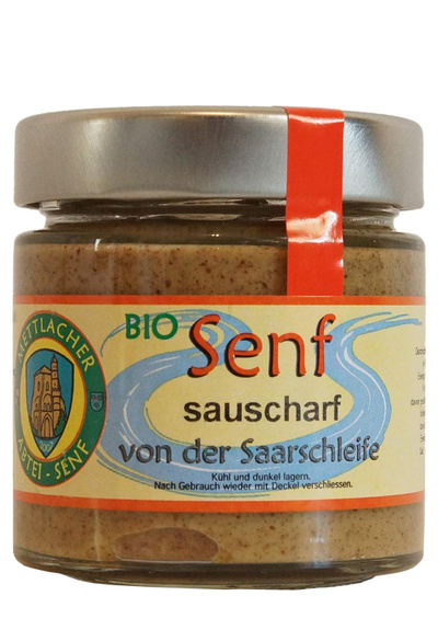 Produktfoto zu Abtei-Senf sauscharf, 200g