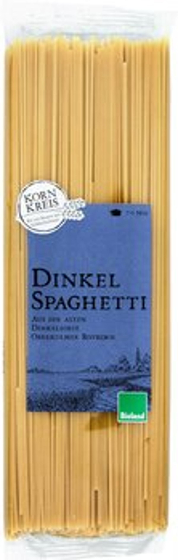 Produktfoto zu Dinkel-Spaghetti hell, 500g