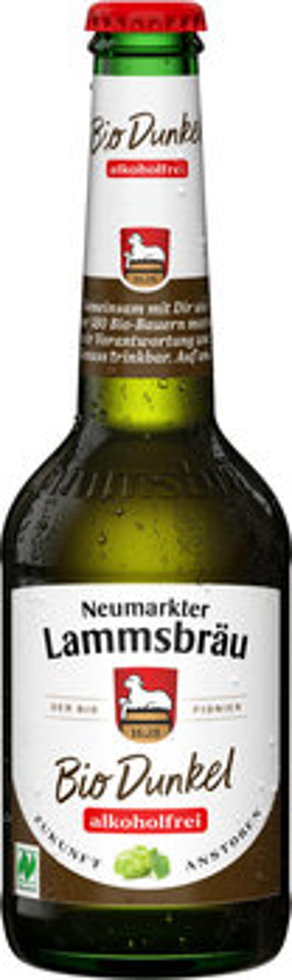 Produktfoto zu Kiste Bier Dunkel alkoholfrei, 10 x 0,33 l