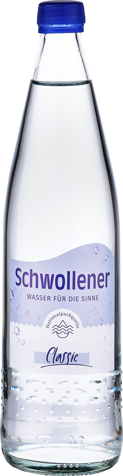Produktfoto zu Nationalparkquelle  Schwollener Classic Glas, 12 x 0,75 l