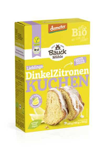 Produktfoto zu GEBINDE Dinkel-Zitronenkuchen Backmischung 6 x 485g