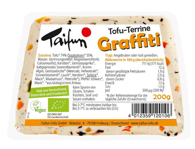 Produktfoto zu GEBINDE Tofu-Terrine `Graffiti`, 6 x 200 g