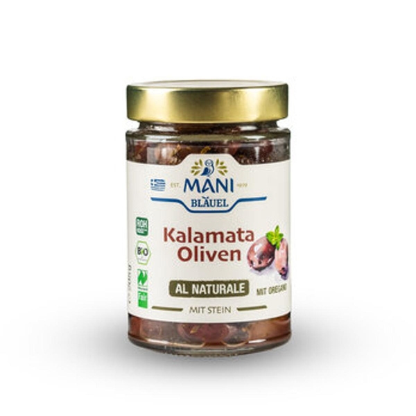 Produktfoto zu GEBINDE Kalamata Oliven al Naturale mit Stein, 6 x 205g