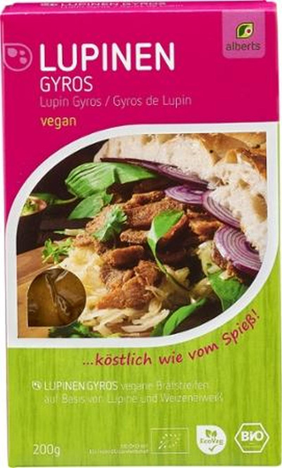 Produktfoto zu Lupinen Gyros, 200g