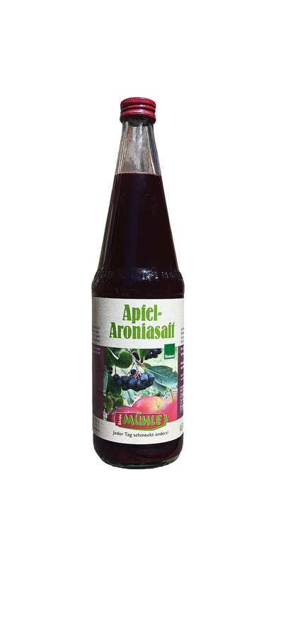 Produktfoto zu Apfel-Aronia-Saft 0,7l