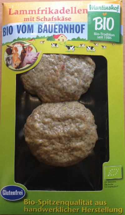 Produktfoto zu Lammfrikadellen mit Schafskäse, 2er-Pck., ca. 200g