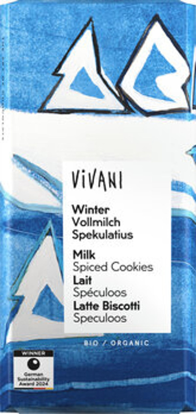 Produktfoto zu Winter Vollmilchschokolade, 100g
