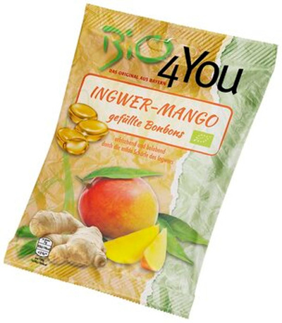 Produktfoto zu Ingwer-Mango Bonbons gefüllt, 75g