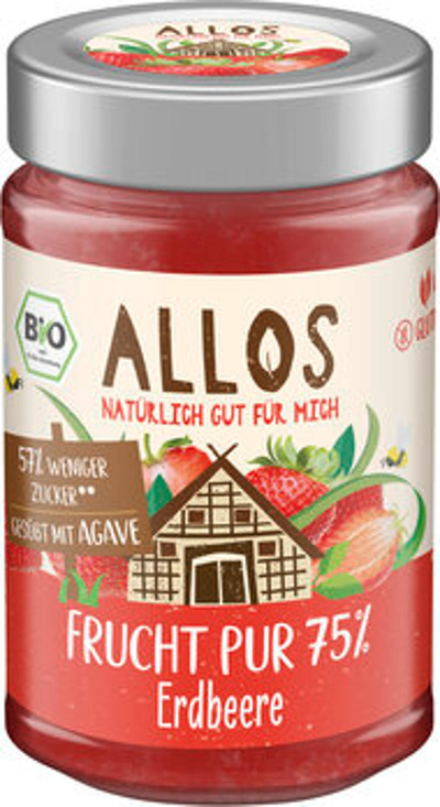 Produktfoto zu Frucht pur Erdbeere, 200g