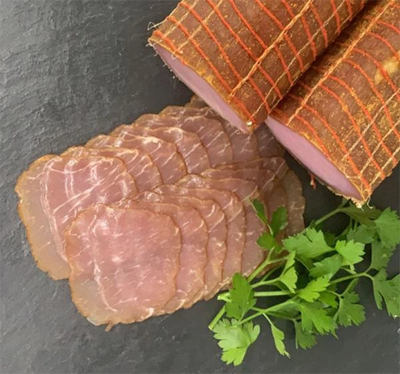 Produktfoto zu Lachsschinken-Aufschnitt, 80g