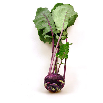 Produktfoto zu Kohlrabi blau nach Gewicht