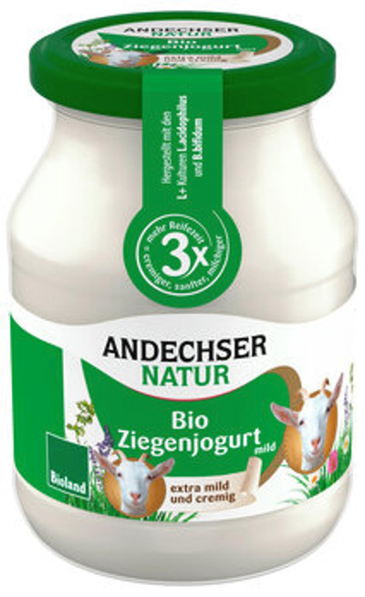 Produktfoto zu GEBINDE Ziegenjoghurt Natur, 6 x 500g im Pfandglas