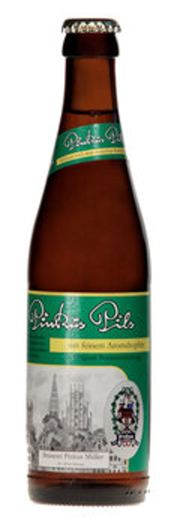 Produktfoto zu Kiste Pinkus Pils, 24 x 0,33l