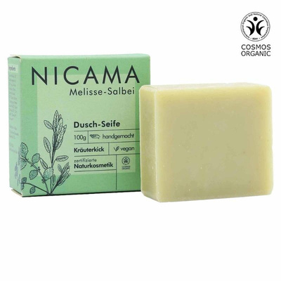 Produktfoto zu Dusch-Seife Melisse Salbei, 100g