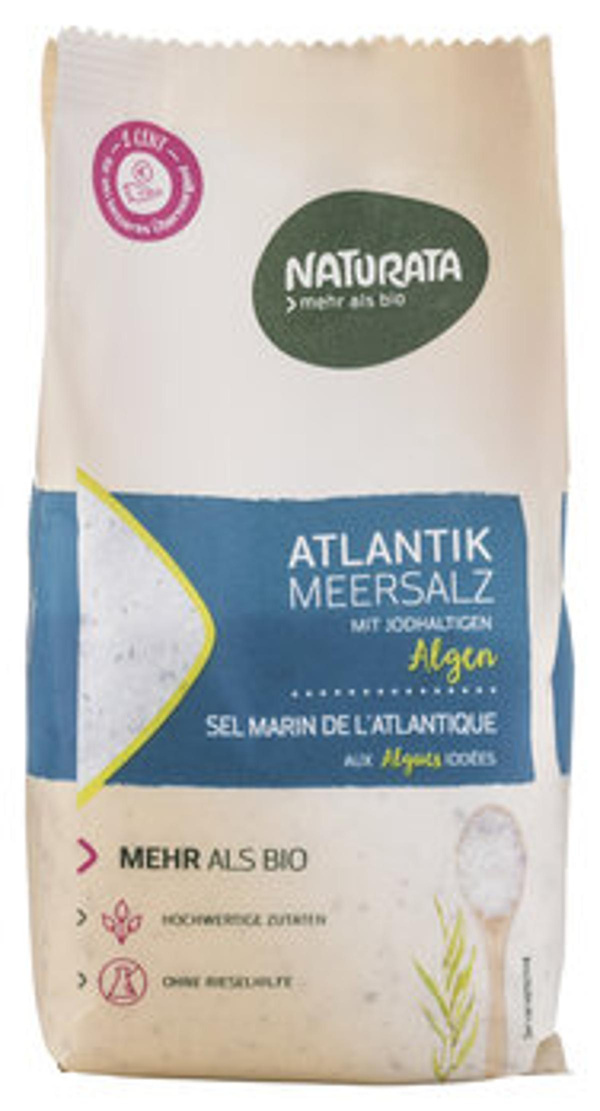 Produktfoto zu GEBINDE Altlantik Meersalz mit jodhaltigen Algen, 8 x 500 g