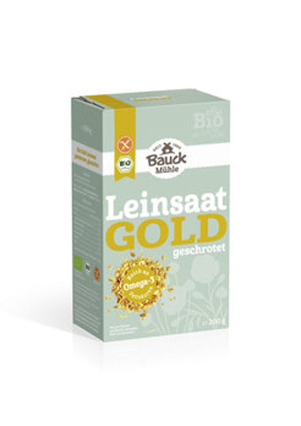 Produktfoto zu GEBINDE Gold Leinsaat geschrotet _glf, 6 x 200g