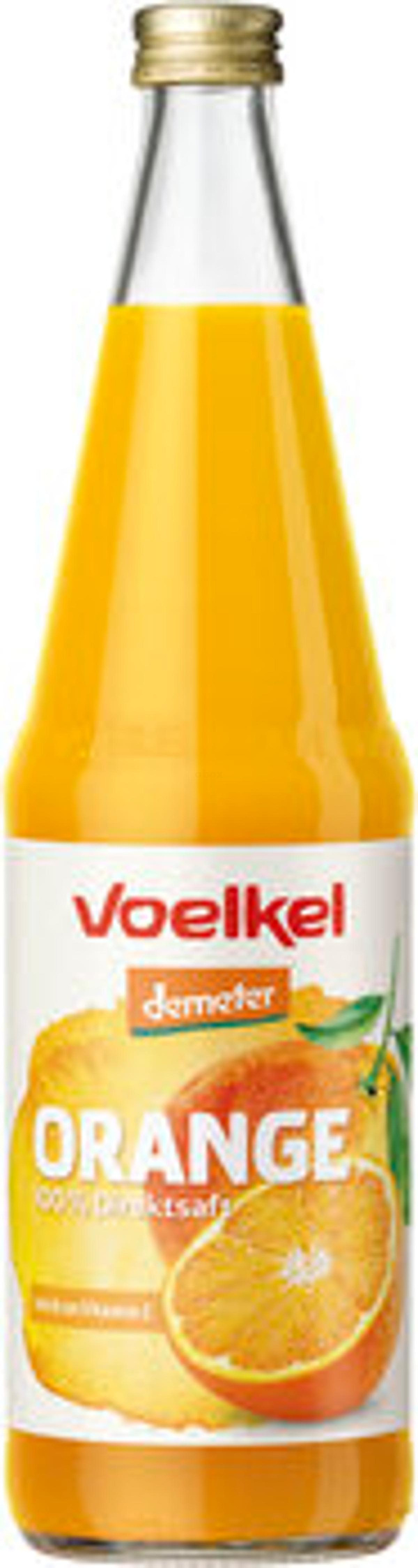 Produktfoto zu Kiste Demeter Orangensaft, 6 x 0,7l