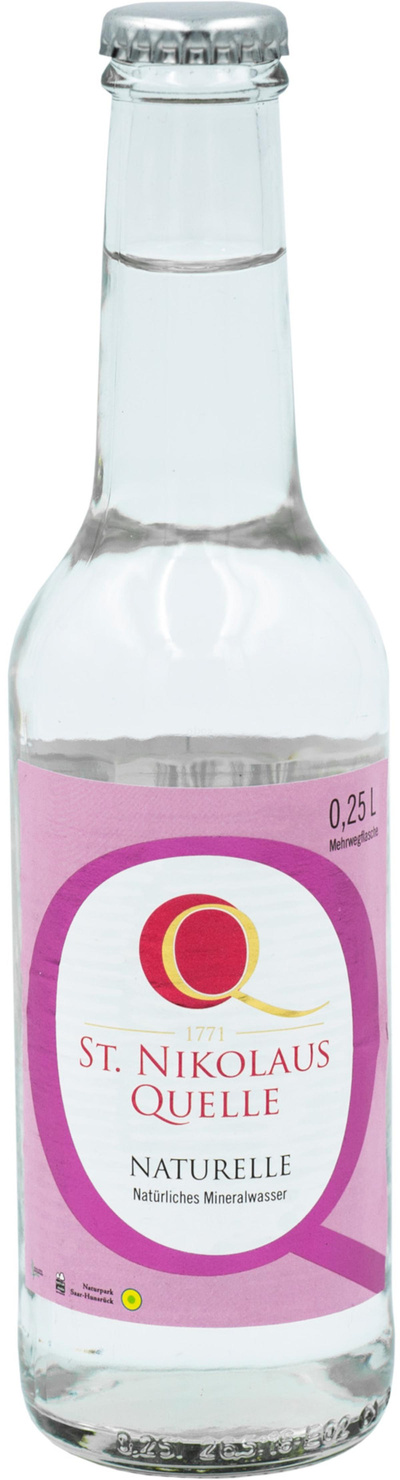 Produktfoto zu St. Nikolaus Quelle naturelle, 20 x 0,25 l