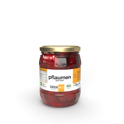 Produktfoto zu Pflaumen halbe Frucht, 685g (Abtropfgewicht 385g)