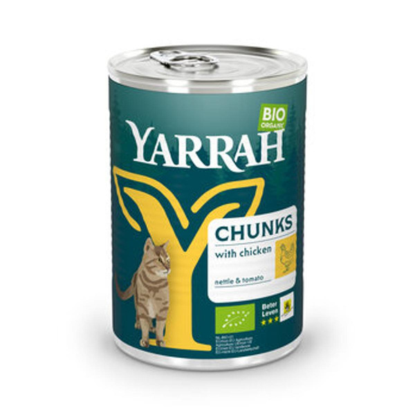 Produktfoto zu GEBINDE Katze Hühnerbröckchen in Sauce Dose, 12 x 405 g
