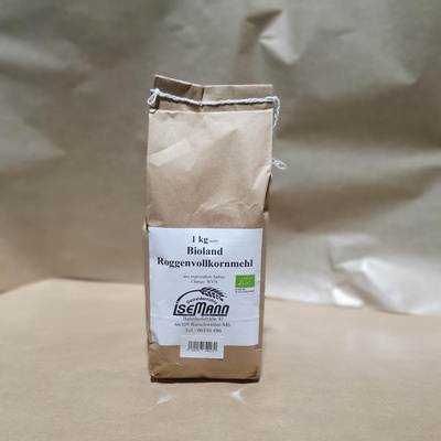Produktfoto zu Roggenvollkornmehl, 1kg