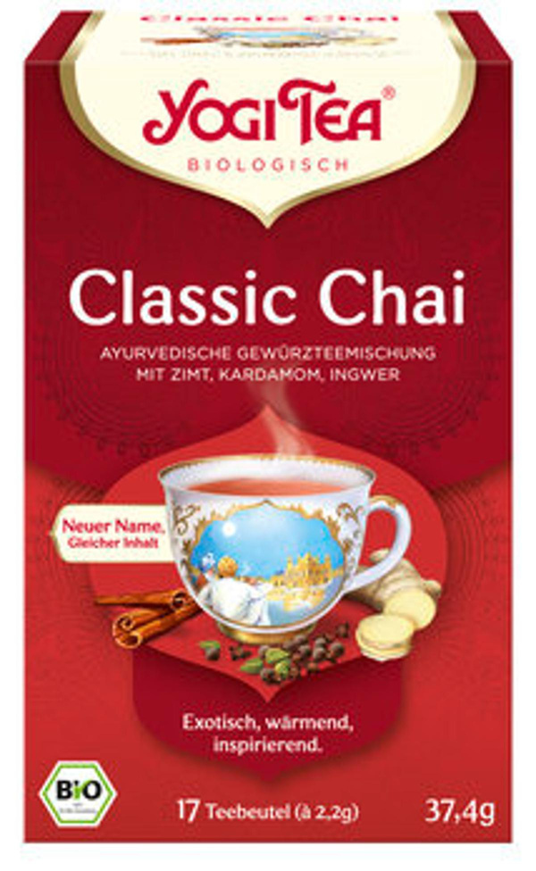 Produktfoto zu Yogi Tea - Classic Chai, 17 Beutel