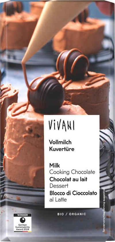 Produktfoto zu Vollmilch-Kuvertüre, 150g