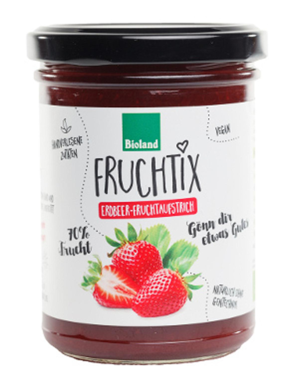 Produktfoto zu Fruchtix - Erdbeer-Fruchtaufstrich, 220g