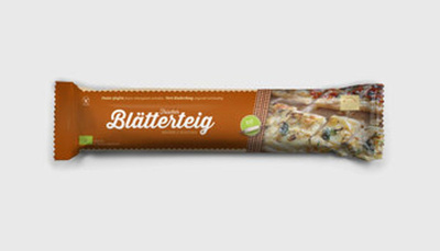 Produktfoto zu Frischer Blätterteig - 1 Platte 42x26 cm, 320g backfertig auf Backpapier eingerollt