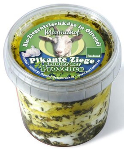 Produktfoto zu Ziegenfrischkäse 'Pikante Ziege Kräuter de Provence, 150 g